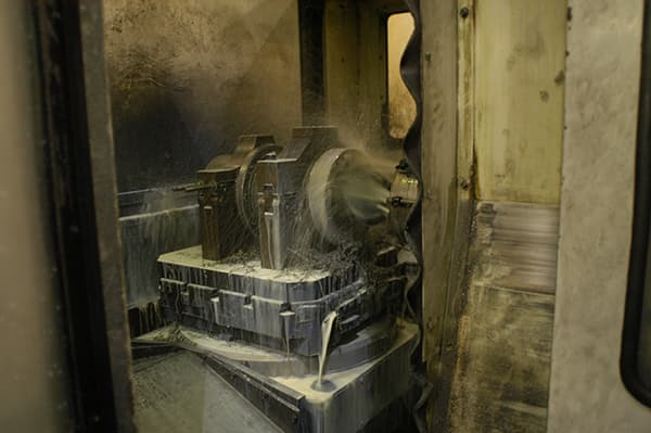 Through-spindle coolant during a cut